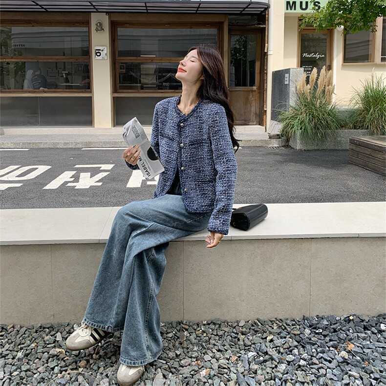 轻奢名媛小香风短款外套女春秋2025新款小个子甜美巨好看流行上衣,女装短外套,2C285