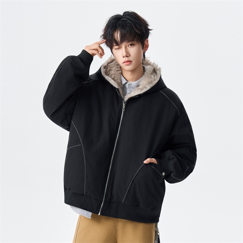 羽绒服男新款冬季保暖连帽座山雕加厚加绒外套XZ309Y95751P198,男装羽绒服,星座309（原A406）