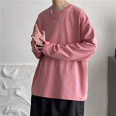 2021港风大码纯色T恤圆领打底纯200克情侣款XZ202-8-T520-P18，男装T恤，星座222-2（原202-8）