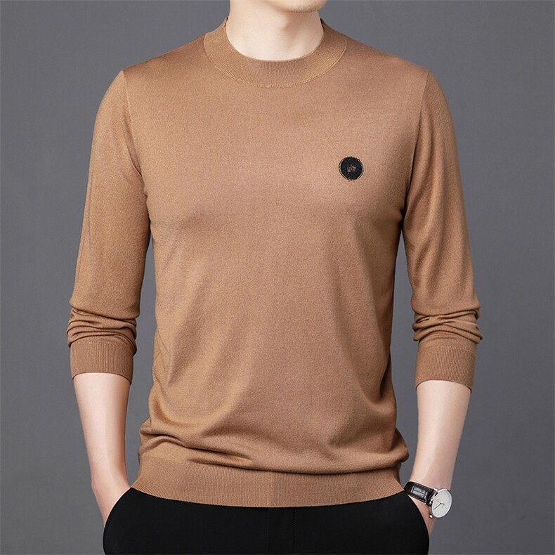 CM61098钱塘2020-2秋季新款时尚休闲圆领百搭中青年男士毛衣P90,男装针织衫/毛衣,钱塘207-2
