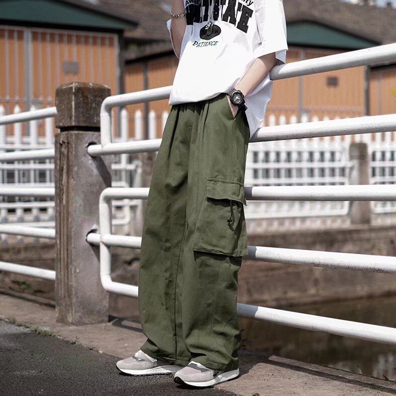 日系复古多口袋束脚工装裤男潮牌街头宽松百搭休闲长裤K0727-P40,男装休闲裤,星座308B-1