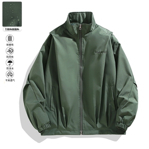 休闲纯色外套城市三防立领夹克上衣（69元）313B-NC0272-P60图片