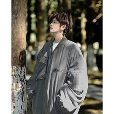 F596P103飞行员夹克棉服外套男冬季加厚潮牌宽松情侣工装，男装夹克，星座512-6