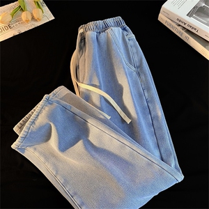 加绒加厚牛仔裤男冬季一体绒裤子A080-9291-常规P35加绒P45控68图片