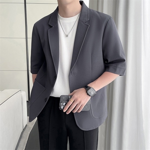 轻熟风~2025春季新款百搭贴袋设计薄款中袖西装X902/P95