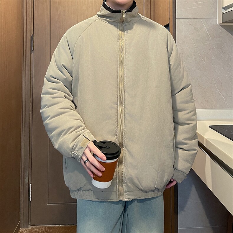 棉服男士韩版潮流文艺帅气百搭保暖2024冬季ins棉衣外套MZ281-P80,男装棉衣,星座412-3
