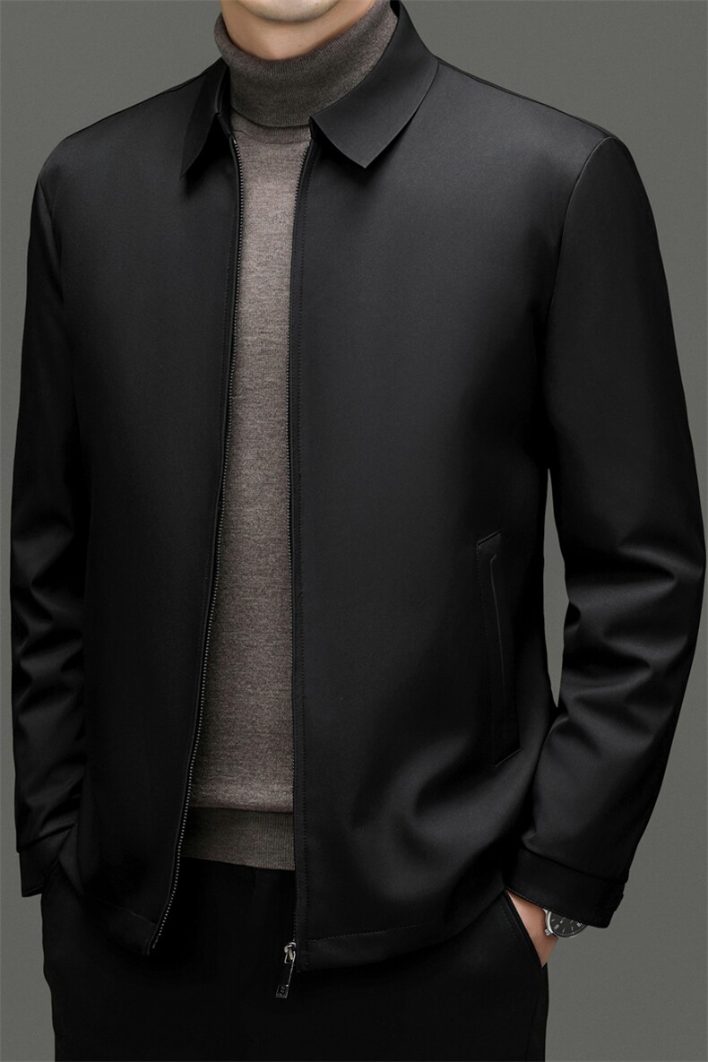 BN23601钱塘2020-2商务简约冬季厚款中年男士85鹅绒羽绒服P215,男装羽绒服,钱塘207-2