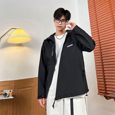 斜拉链冲锋衣外套男春秋季硬壳压胶防水锁温三合一夹克030/P68，男装夹克，星座506