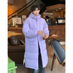 90%白鸭羽绒服 D5566-TP245348 冬季潮牌保暖撞色休闲羽绒服图片
