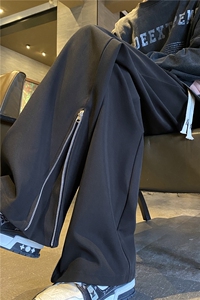 春季新款cleanfit纯色拉链微喇西裤休闲裤B315-K24037-p50控68图片
