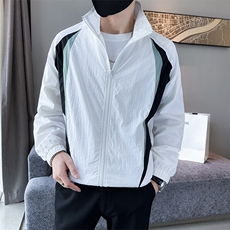 夏季运动外套男超轻薄加肥加大码情侣防晒衣服A236-5016-P65，男装防晒衣，电商A236