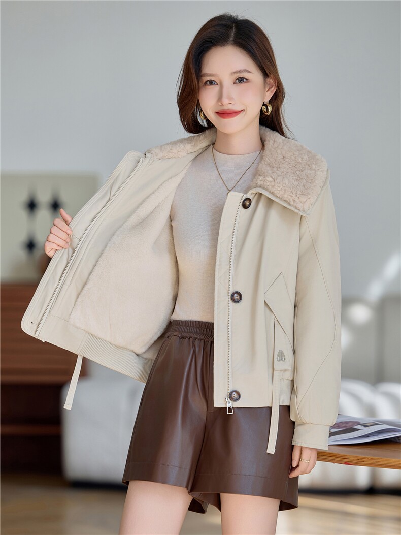 现货！2025冬季新款派克加绒加厚棉衣棉服女,女装棉衣/棉服,依万里
