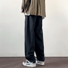 春夏男款宽松牛仔长裤工艺风K034p45，男装休闲裤，星座1013