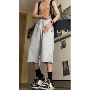 ！夏季男士新款中裤七分裤马裤运动休闲裤QT707-K47-P40图片