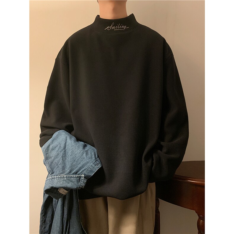 秋冬半高领德绒长袖T恤打底衫 DS-B219A-DR001-P25图片