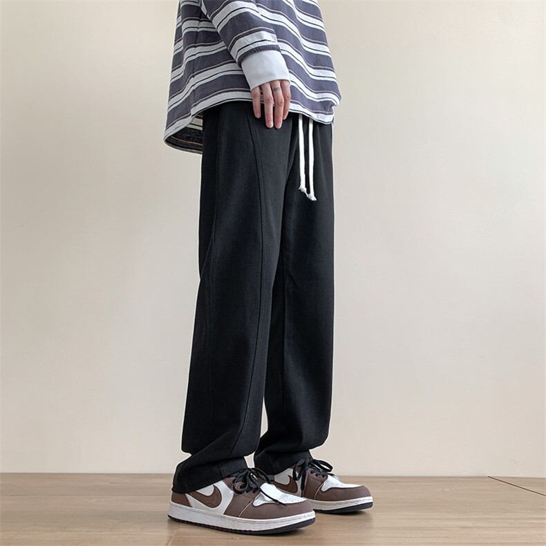 港风秋冬酷丝棉美式高街宽松休闲长裤男K23319-P35控49,男装休闲裤,星座717