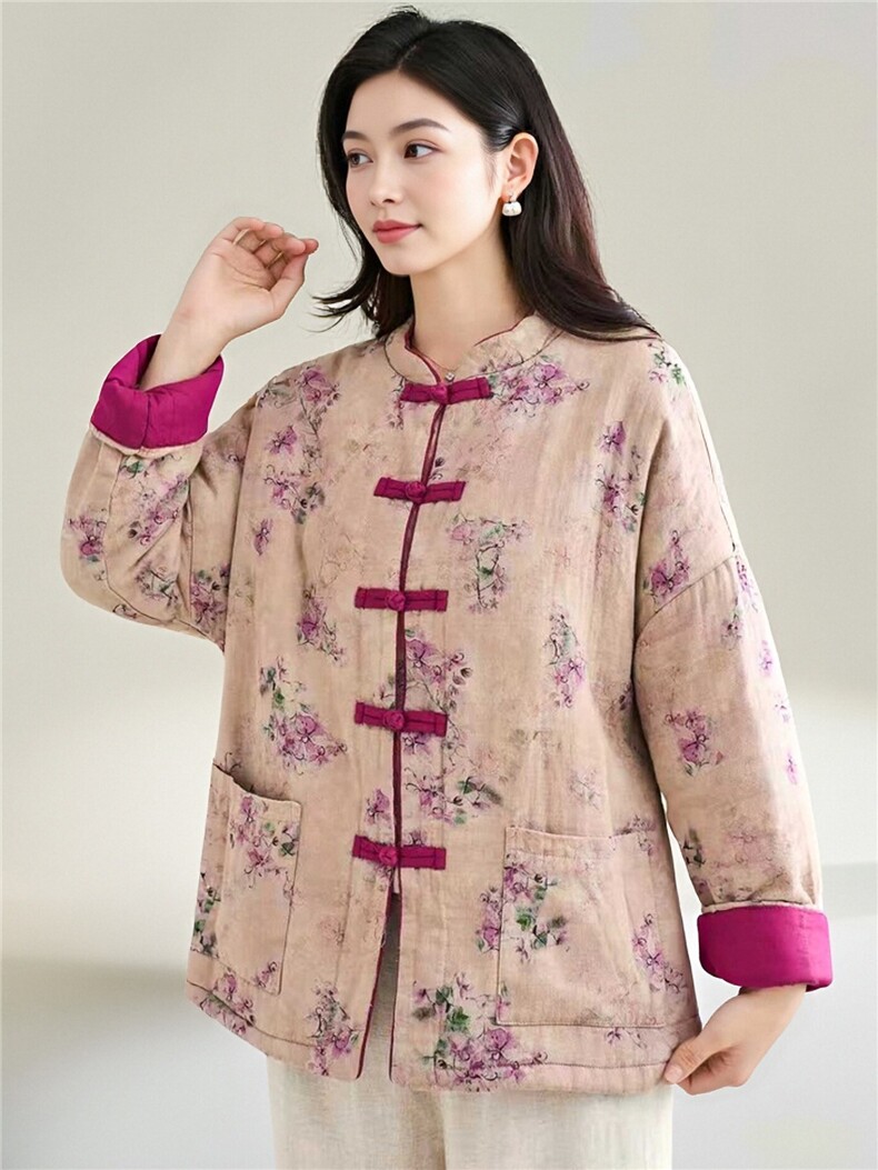 2025冬装新款修身保暖时尚菱形格连帽个性女士棉服外套,女装棉衣/棉服,江忆布依
