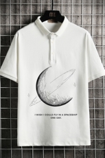 PL57246-P35翻领短袖polo衫男大码胖子半袖t恤男有领保罗衫网格，男装Polo衫，电商A040A
