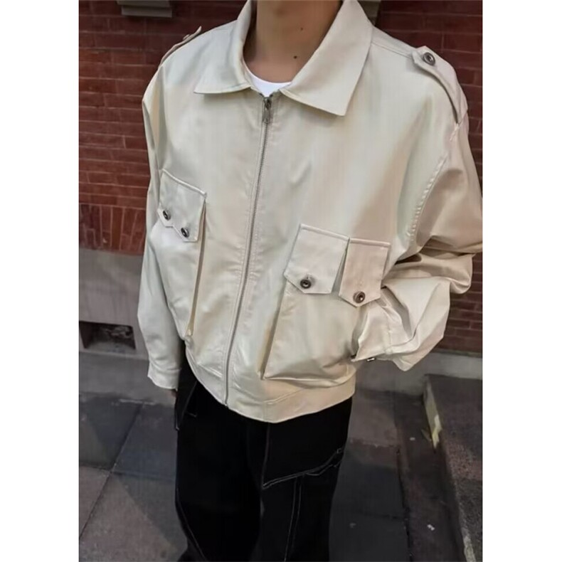 时尚气质工装夹克ins百搭慵懒原宿文艺潮流流行简约日系JZ57,男装夹克,星座1116A（原606A-3）