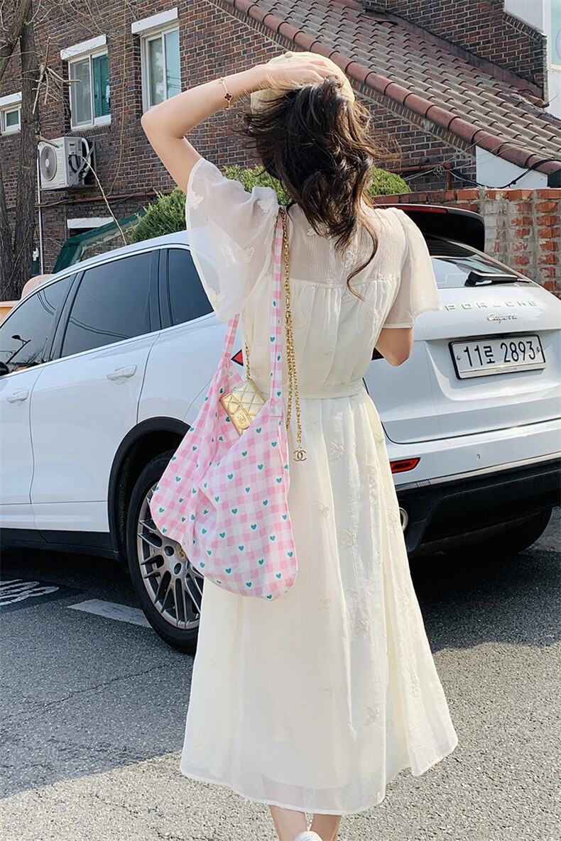 【新款现货】法式重工刺绣连衣裙088-6628P115K168,女装连衣裙,2C088