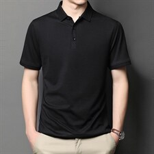 爸爸短袖t恤男装夏装40-50岁中年男士上衣服翻领夏季中老年人爷爷，男装T恤，电商B212（原钱塘6029）