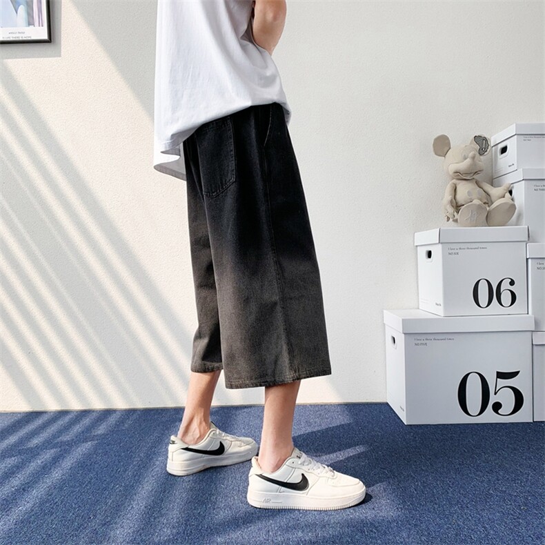 潮流春季牛仔裤男牛仔七分裤K826P38,男装牛仔裤,星座1116-2