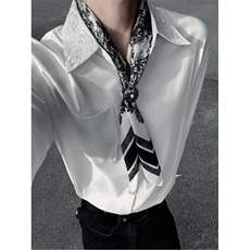 1506/QC1780/P38秋季新品男装美式宽松休闲长袖衬衫衬衣外套，男装衬衫，星座1506