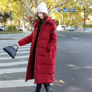 羽绒服女25年冬季新款长款过膝加长加厚保暖外套通勤图片