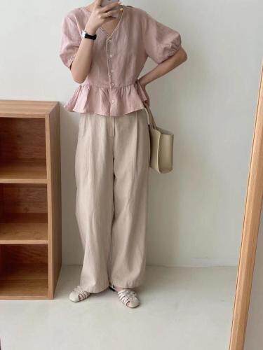 韩版ｖ领小衫，女装，素宇 SUYU