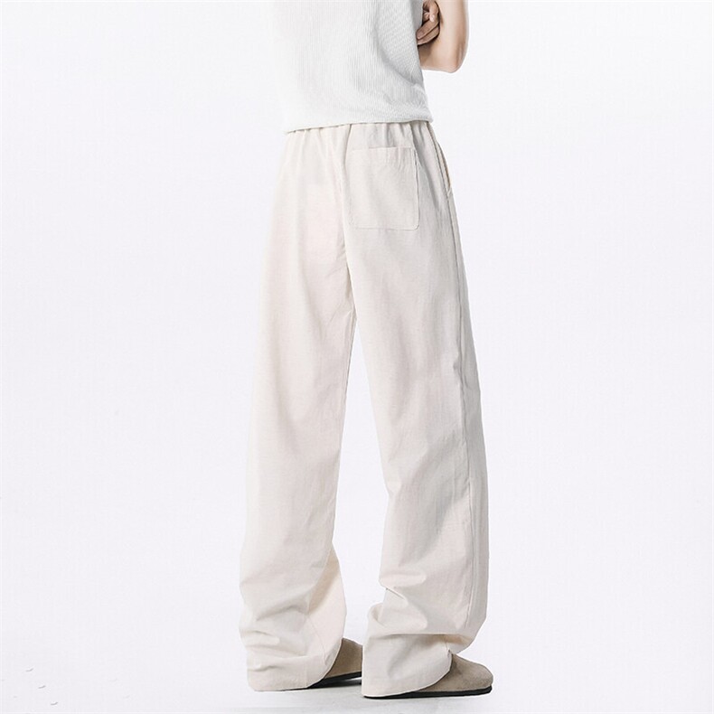 B258-K2910-P60控88抖音品质棉麻裤成分棉混纺布,男装休闲裤,电商B258