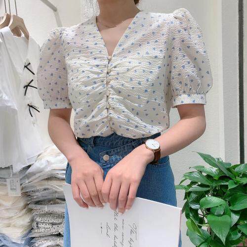 夏季新款韩版上衣，女装，麦筱萌