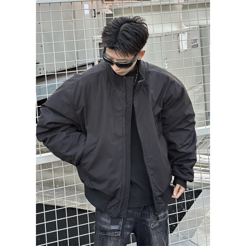 网图慎用加厚夹棉夹克双开拉链防水潮牌棉衣外套M2527-P78,男装夹克,星座1213