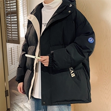 冬季宽松/连帽休闲外套潮加厚棉衣XZ102B-1M2305-P125，男装棉衣，星座102B-1