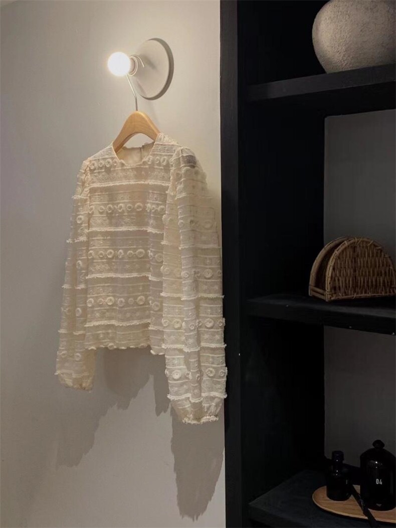 刺绣小衫百搭气质，其它，欧妮卡蒂蔓