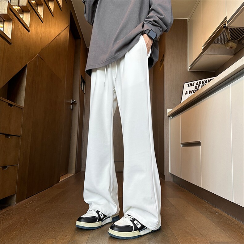 光板得物/唯品二开微喇休闲运动卫裤A475特P35控58,男装休闲裤,电商A309