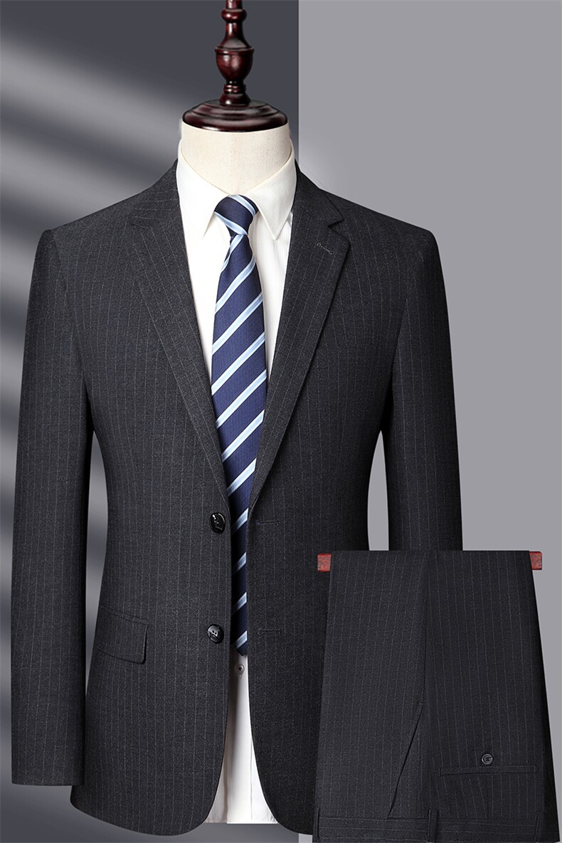 2023秋季中老年男装爸爸西服套装商务休闲西服MNSA1578-P290,男装西服套装,电商B212（原钱塘6029）