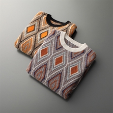 2024秋冬新款35%羊绒男士七针双股加厚圆领羊绒衫男装，男装羊绒套衫，雪贝坊一店