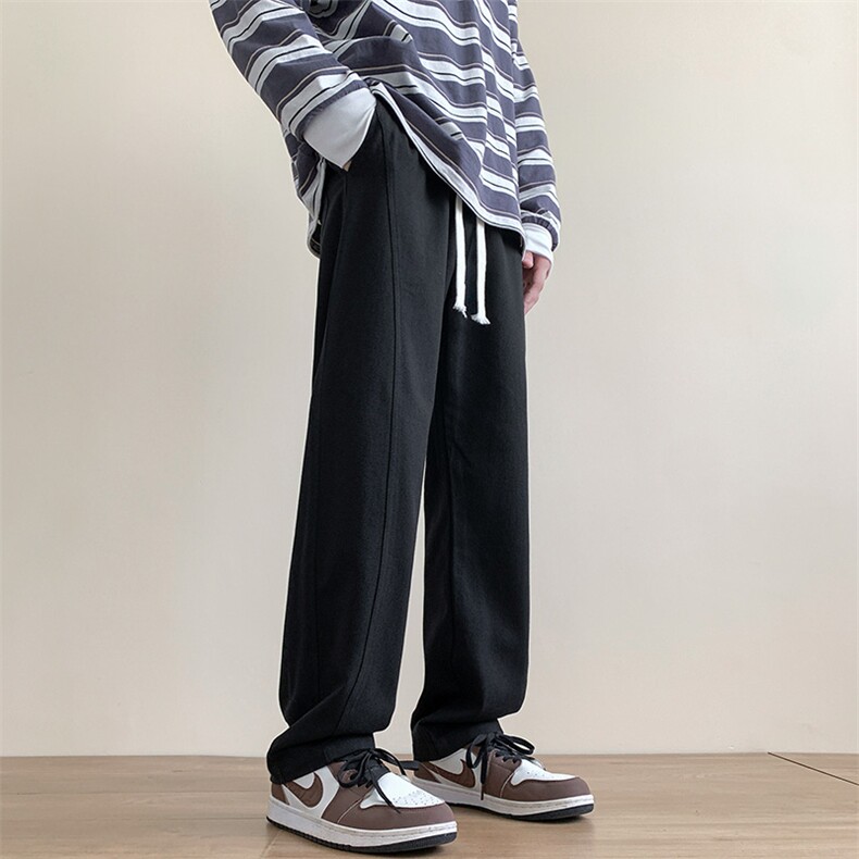 港风秋冬酷丝棉美式高街宽松休闲长裤男K23319-P35控49,男装休闲裤,星座717