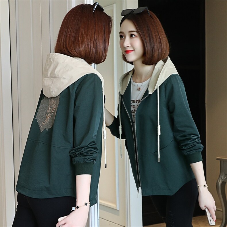 小外套女短款2025年春秋季新款韩版宽松百搭气质休闲时尚上衣夹克，女装风衣，姿萝菲