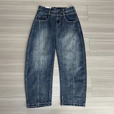 1506/QS370/P52复古美式牛仔裤潮牌时尚新款宽松显瘦阔腿长裤，男装牛仔裤，星座1506