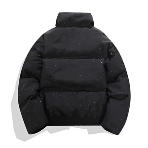 支持二开 冬装加棉加厚立领棉服男棉衣外套满天星面包服 M821-P75图片