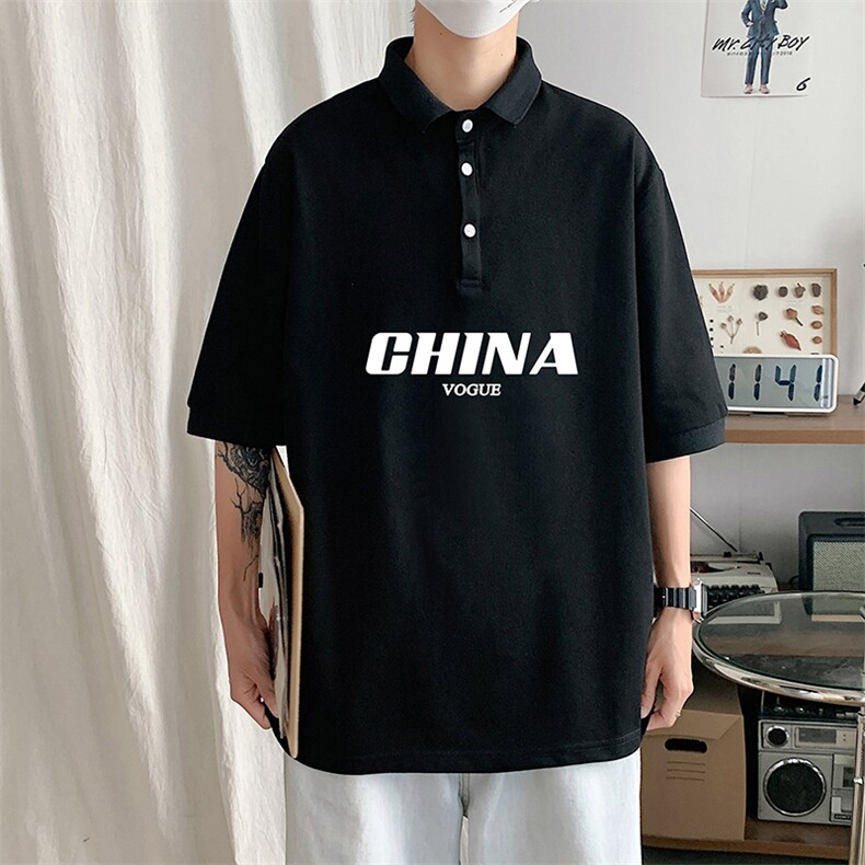 PL57001-P35翻领短袖polo衫男大码胖子半袖t恤男有领保罗衫,男装Polo衫,电商A040