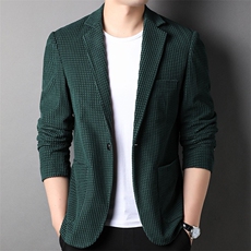 Q2259钱塘2020-中青年男士春秋季时尚休闲简约纯色西服外套P95，男装西服，钱塘207-2