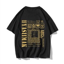 2021夏季新网格挂拍日系大码男已注册卡通印花短袖T恤T1074-P25，男装T恤，电商A001