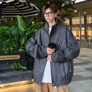 1018-JK635-P75仿版必究 --主推优质男士休闲青少年潮流皮夹克外图片