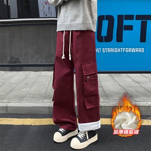 冬季美式机能防水大码加厚银狐绒冲锋裤男K1305J加绒-特P47控88图片