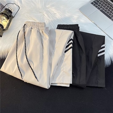 青春流行纯色潮流时尚潮牌九分裤宽松型日常潮男休闲裤原宿夏季，男装休闲裤，四季星座218-1