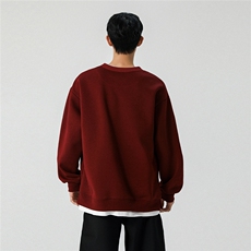 25新春圆领假两件宽松潮牌撞色韩版卫衣W801/P78118，男装卫衣，星座202-3
