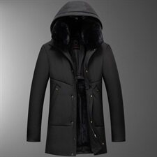 2020冬季中老年新款棉袄8827/P140老人可脱帽子可脱毛领棉服男，男装棉衣，星座1216（原钱塘722）