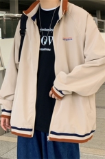 JK3012/P55春装新款2022潮流立领夹克男外套宽松大码上衣服男控78，男装夹克，电商A141